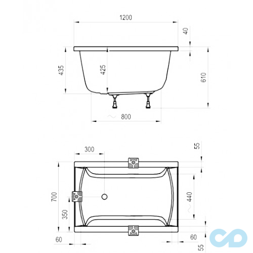 дешеві акрилові ванни ravak