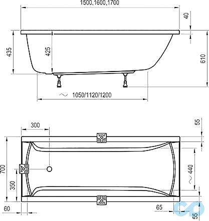 ravak для акрилових ванн