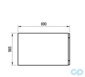 креслення Панель бічна для ванни Ravak U 70 CZ00110A00