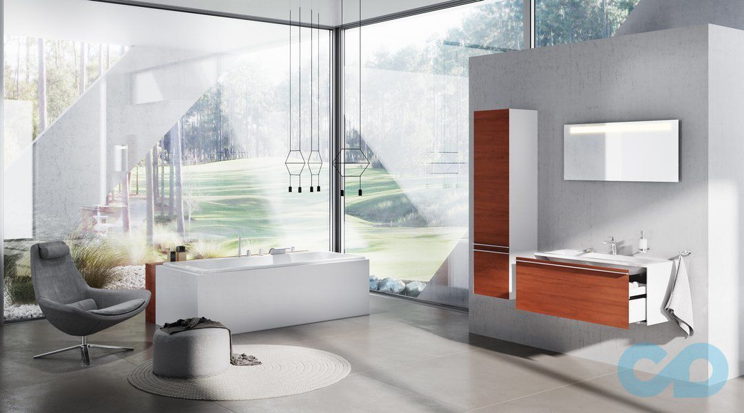 дизайн Тумба Ravak SD Clear 1000 + умивальник Clear 1000 X000000759 + XJJ01110000