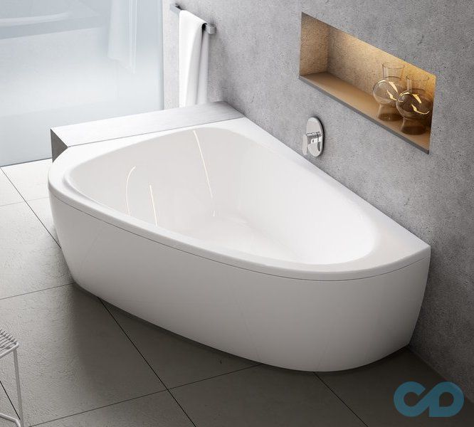 угловые акриловые ванны ravak