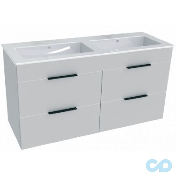 Тумба з подвійною раковиною Jika Cube 120 см H4536621763001