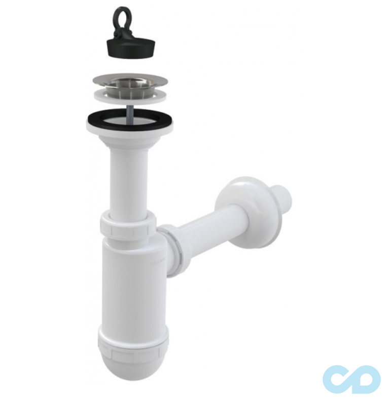 Сифон пластиковий для раковини Flaminia FMT/SIF білий