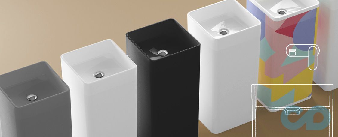 Раковина напольная Flaminia Monowash MW40C цена