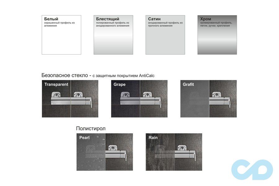 Душевые двери Ravak Pivot PDOP1-80 Transparent 03G40100Z1 купить