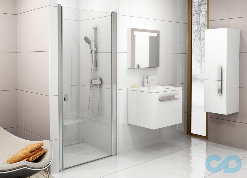 купить Душевые двери Ravak Chrome CSD1-90 0QV70C00Z1 полированный алюминий