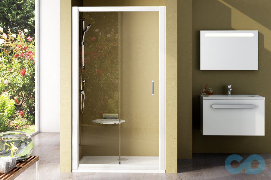 купить Душевые двери Ravak Rapier NRDP2-110 0NND0U0LZ1 сатин+transparent