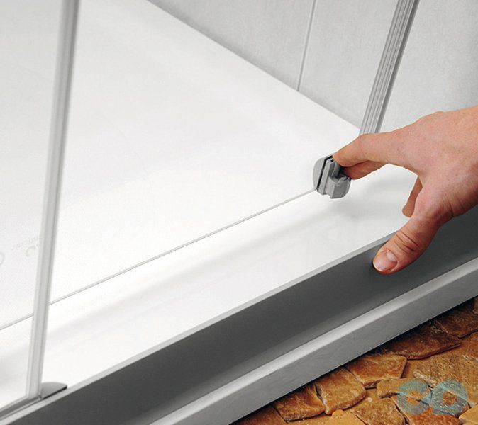 ціна Душові двері Ravak Rapier NRDP2-110 0NND010LZG білий + grape