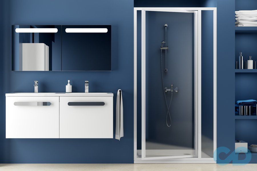 Душові двері Ravak Supernova SDOP-80 03V4010011 білий + pearl