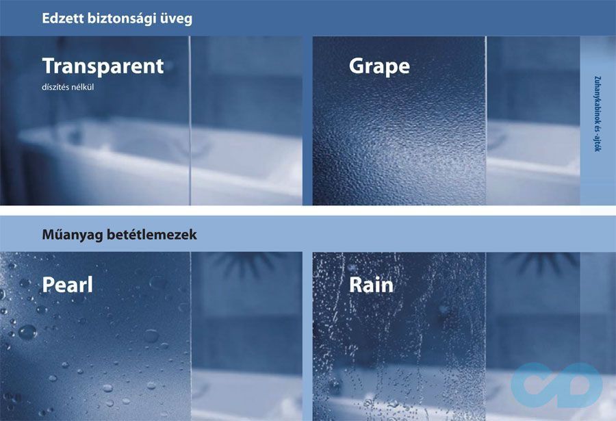 Душові двері Ravak Supernova SDOP-90 03V7010011 білий + pearl ціна