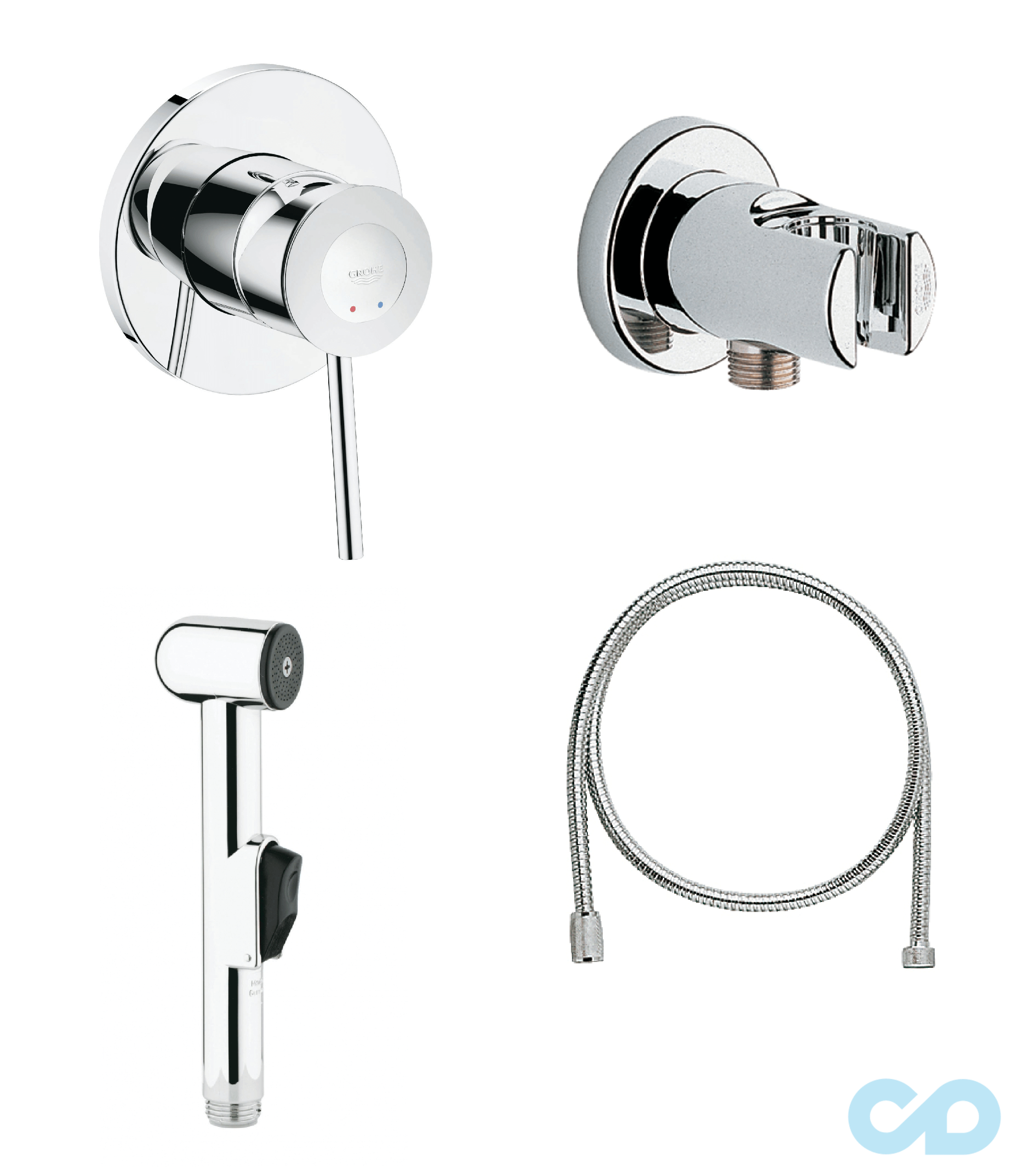 Набір для гігієнічного душу Grohe BauClassic 28343013
