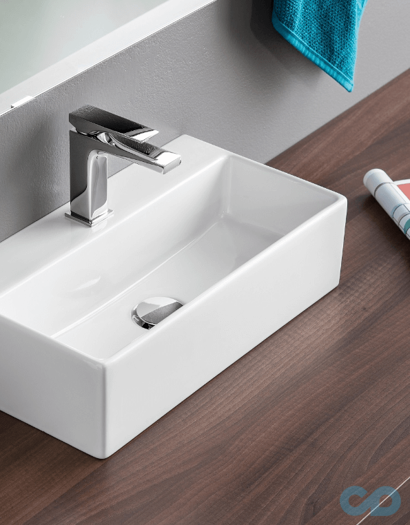 раковина на стільницю artceram quadro 27 qul001 фото