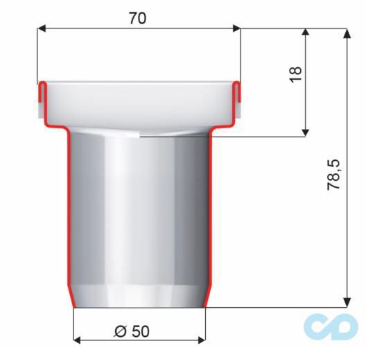 дренажний канал aco showerdrain c 885 мм 408752 вертикальний злив, без фланця розмір