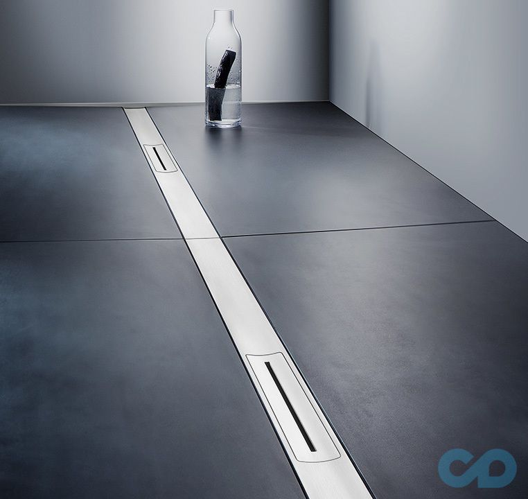 фото душовою канал hutterer & lechner infloor hl53kf з монтажною висотою 65 мм