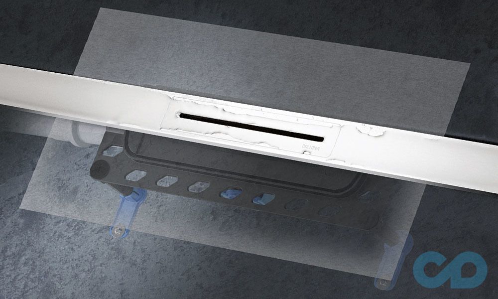 параметри душовою канал hutterer & lechner infloor hl53k з монтажною висотою 90 мм