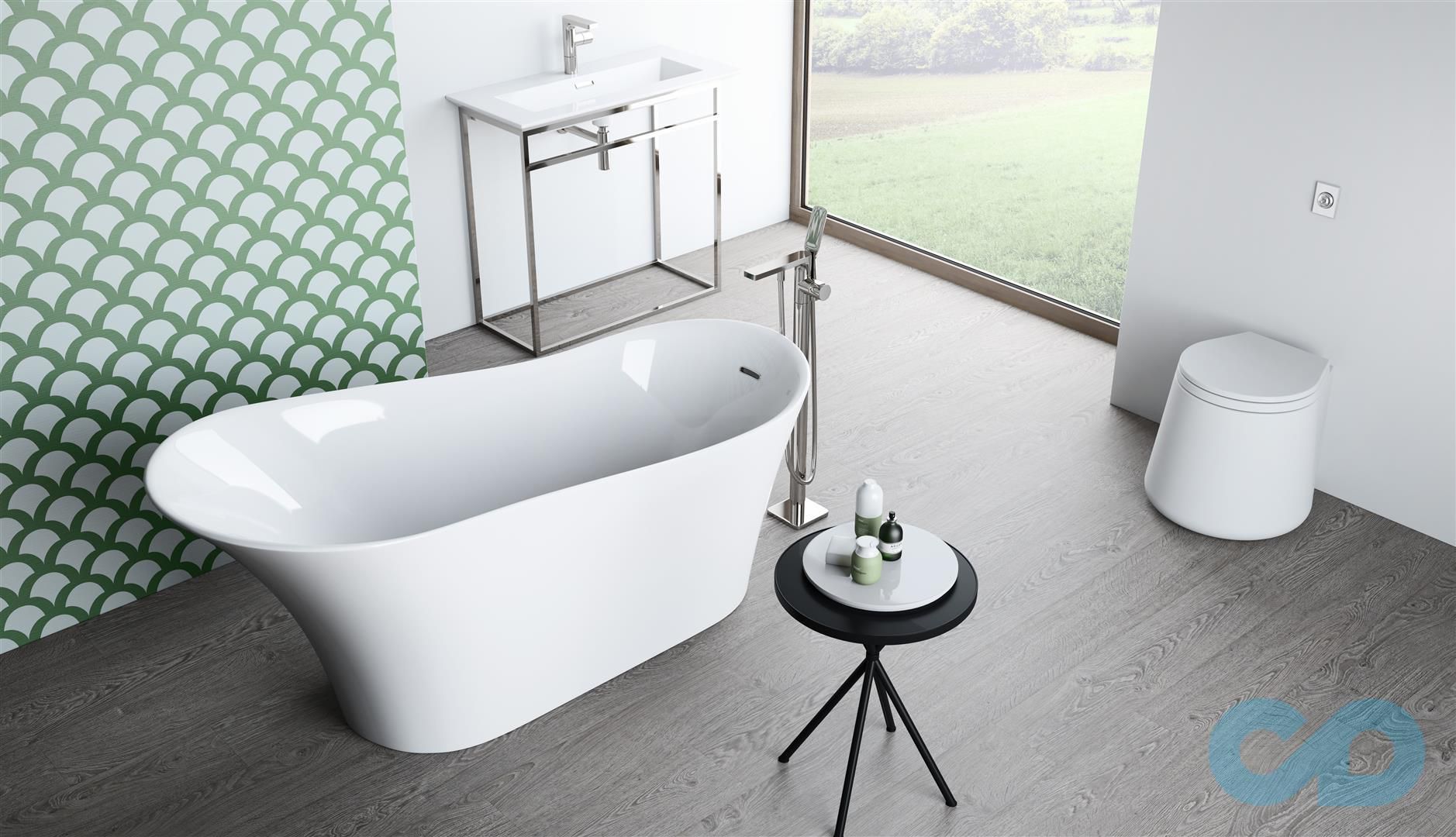 ціна Ванна окремостояча 180x80 Radaway Creta WA1-43-180 × 080U