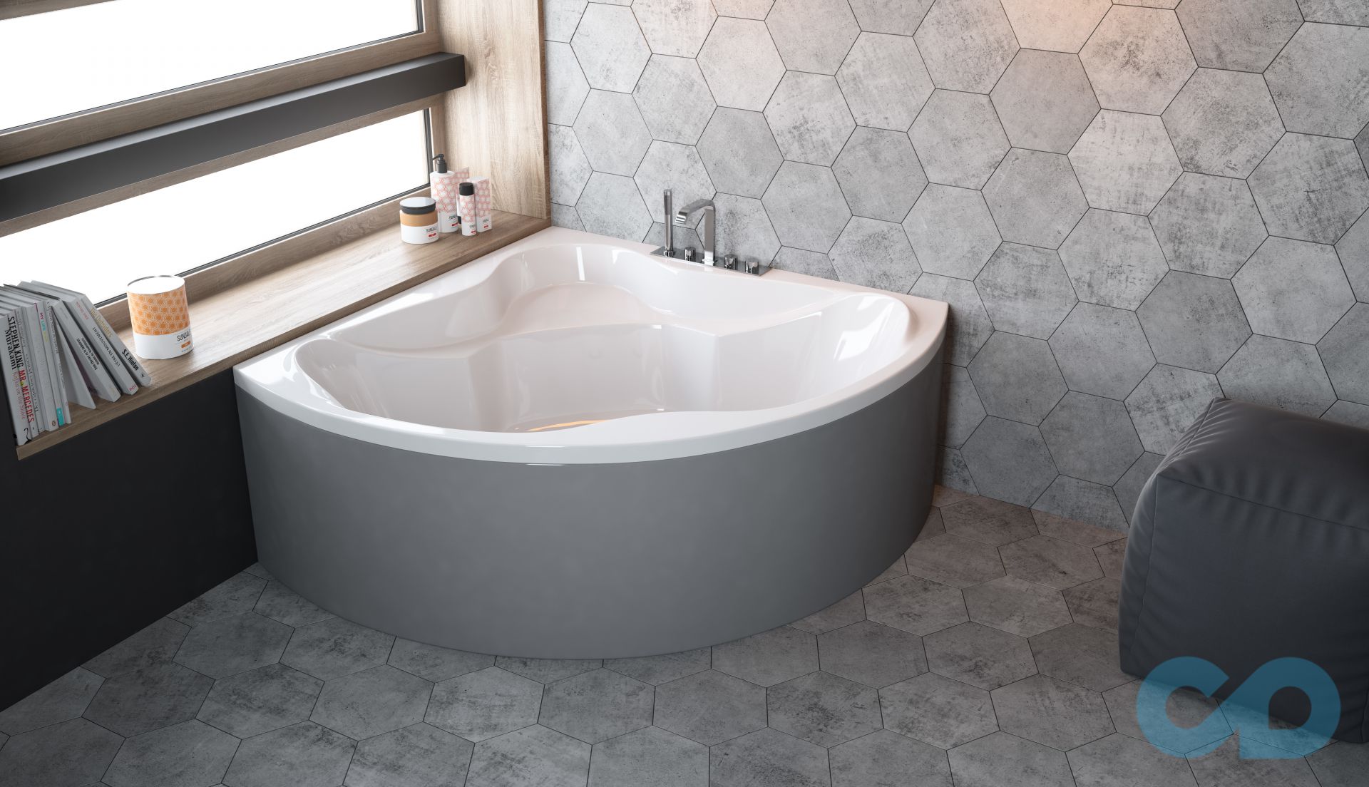 купить ванна акриловая radaway keria 150×150 wa1-37-150x150u