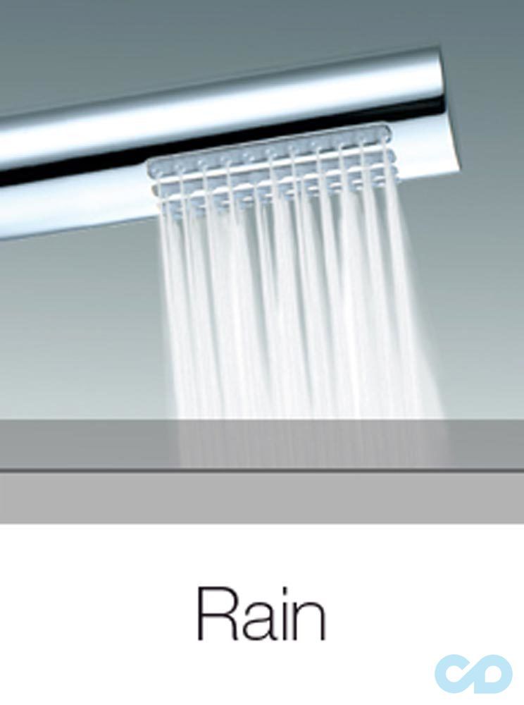 Душова лійка Bossini Slim-Rain B00253 Mat Black купити