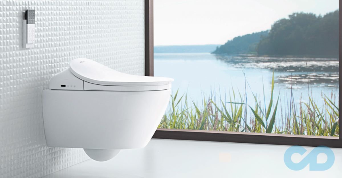 ціна Підвісний унітаз з функцією біде Villeroy & Boch Subway 2.0 ViClean V02EL401 + 5614R5R1 + V9900000