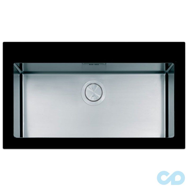 купить кухонная мойка apell pura 870 х 510 puG861Ibc черное стекло