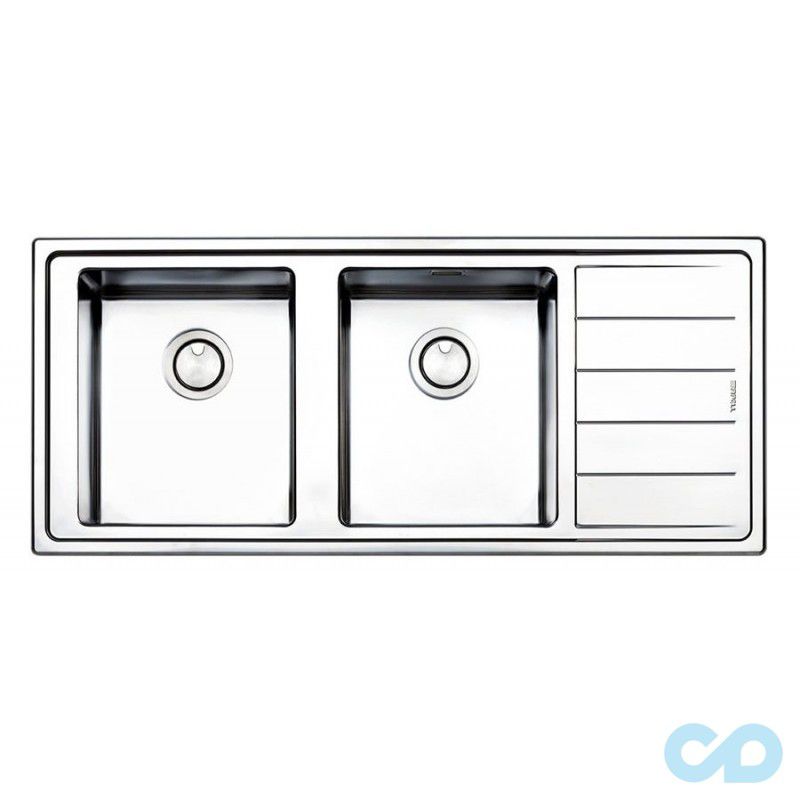 купить кухонная мойка apell linear plus 1160 х 500 мм lnp1162frbc правая