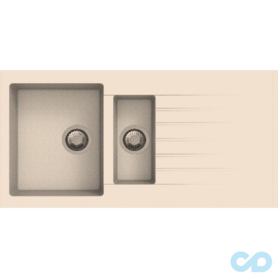 купити гранітна мийка apell pietra plus 1000 х 500 мм ptpl1002go