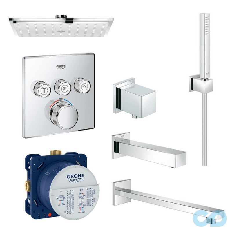 Душова система прихованого монтажу Grohe Grohtherm SmartControl 34506SC2