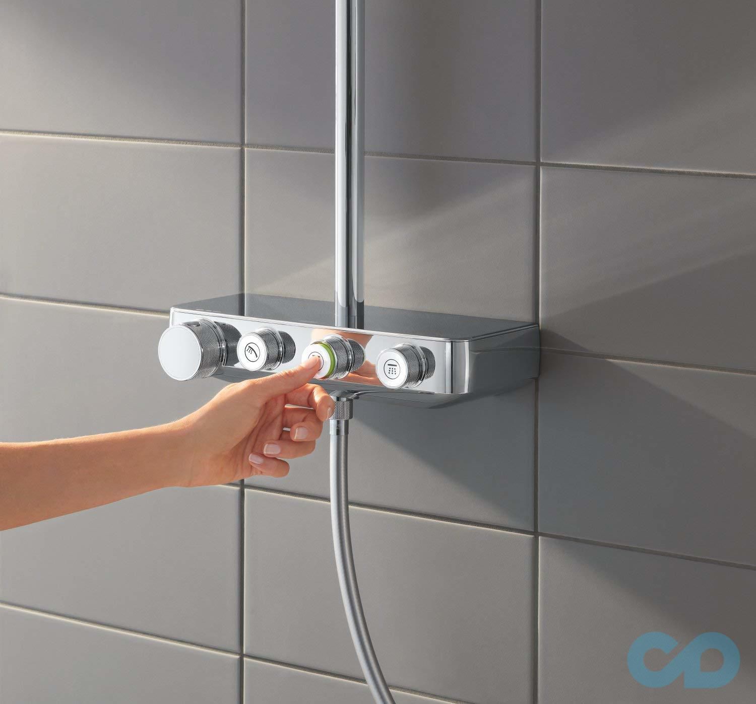 ціна Душова система Grohe Euphoria SmartControl System 310 Cube Duo з термостатом 26508000