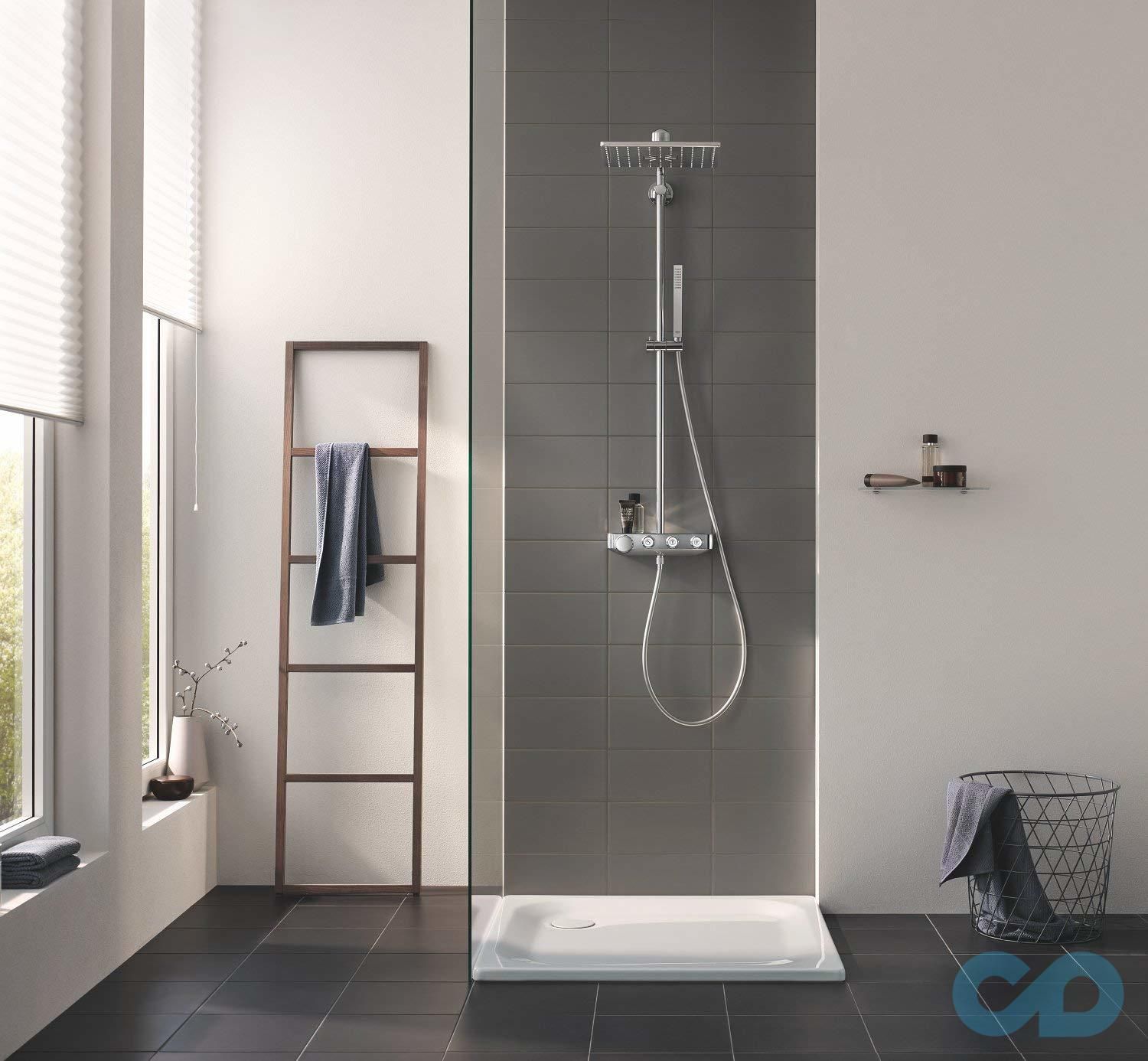 Душова система Grohe Euphoria SmartControl System 310 Cube Duo з термостатом 26508000 купити