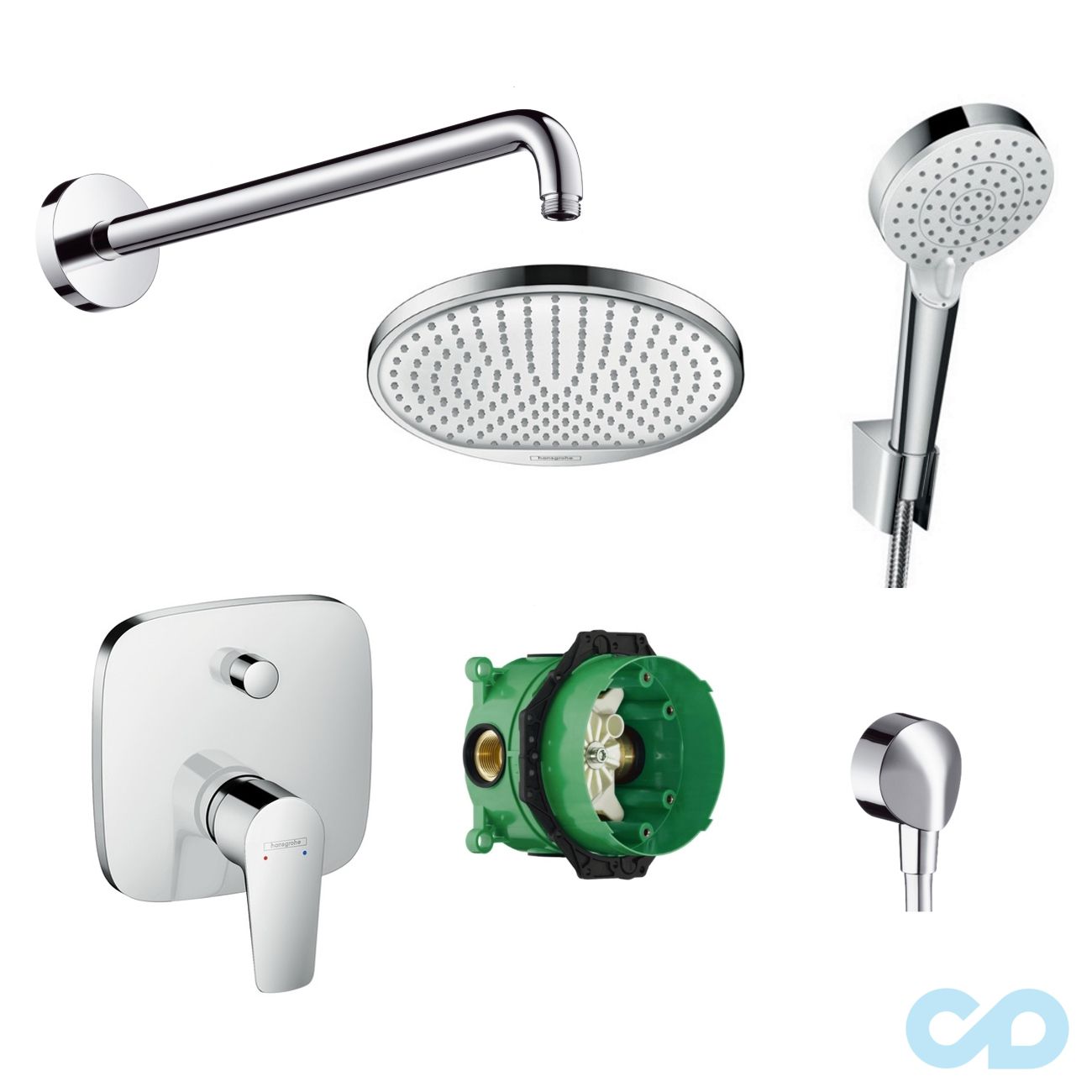 Душова система прихованого монтажу Hansgrohe Talis E 71745222