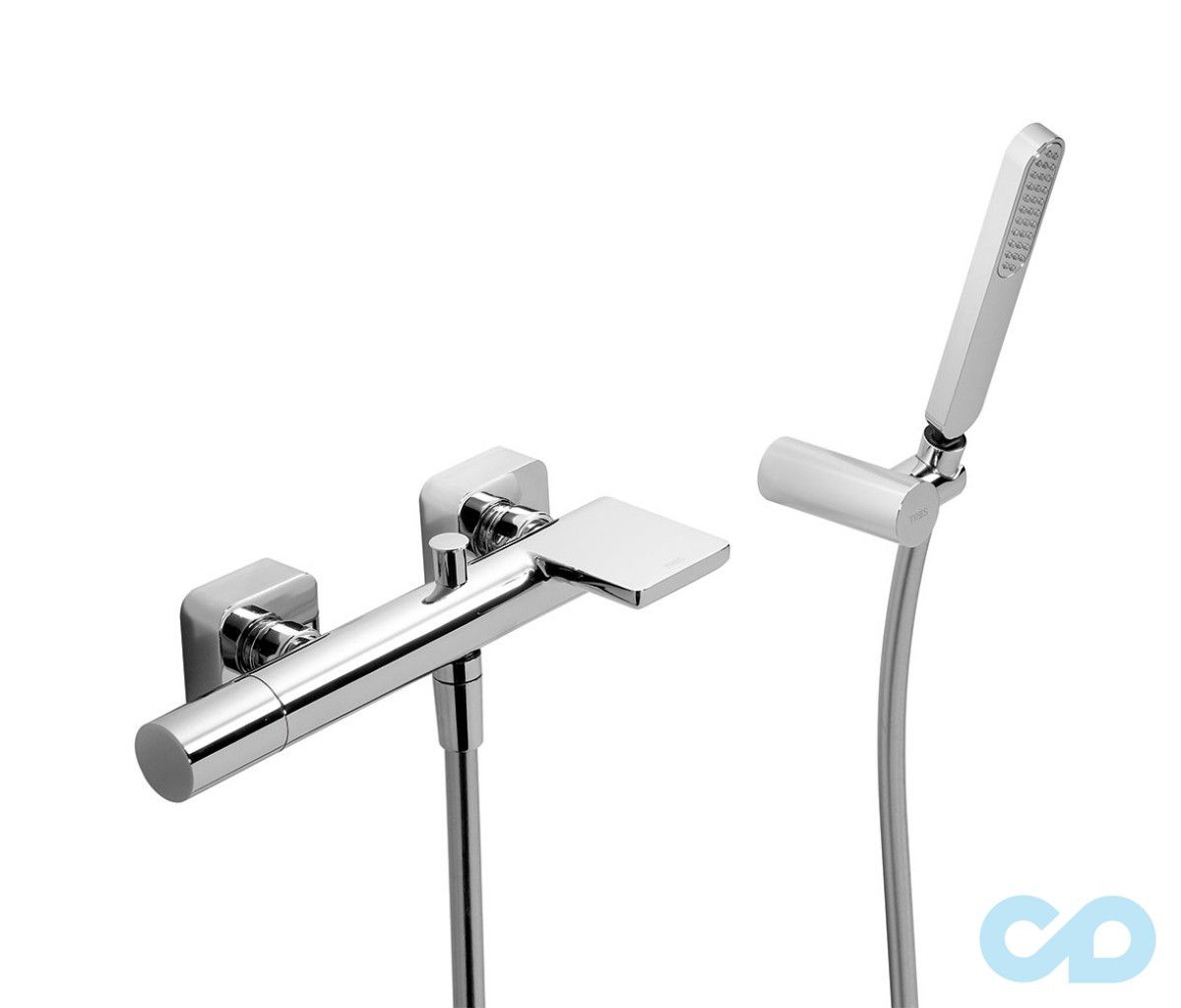 Змішувач для ванни з душовим гарнітуром Tres Loft 20017001