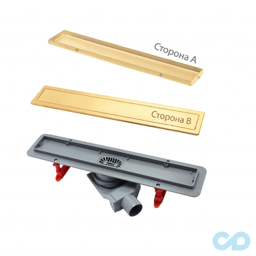 Дренажний канал Pestan Confluo Premium Gold Line 850 мм 13100055 купити