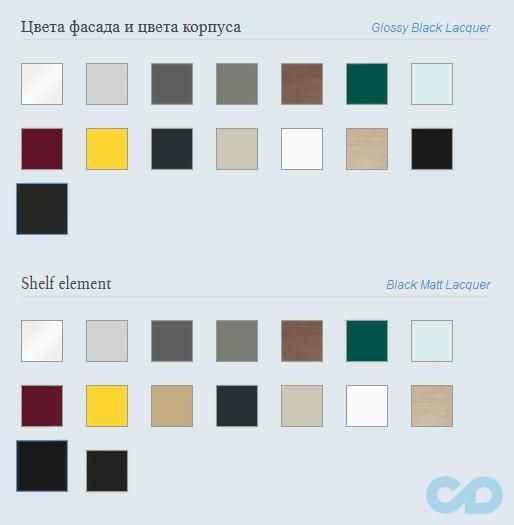 характеристики Шафка бічній Villeroy & Boch Finion F58