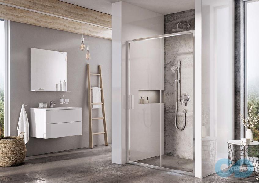 купити Душові двері Ravak Blix Slim BLSDP2-120 X0PMG0C00Z1 bright alu + Transparent