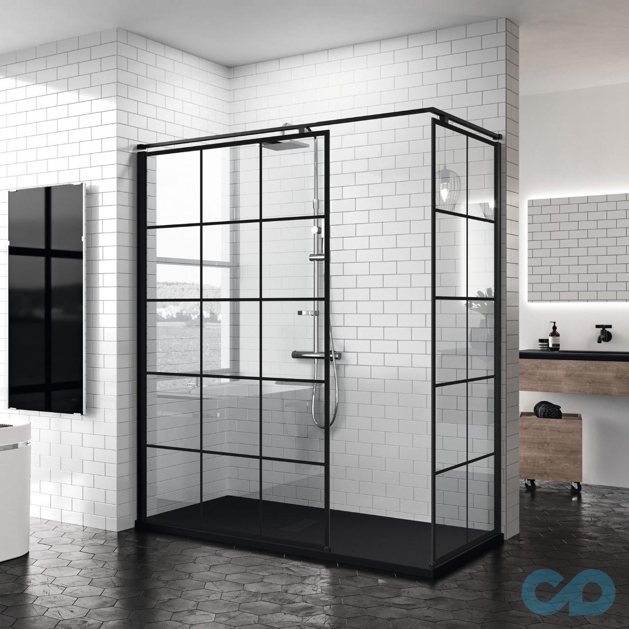 Душова стінка Novellini Kuadra H Squares KUADH80-81H 80 см купити