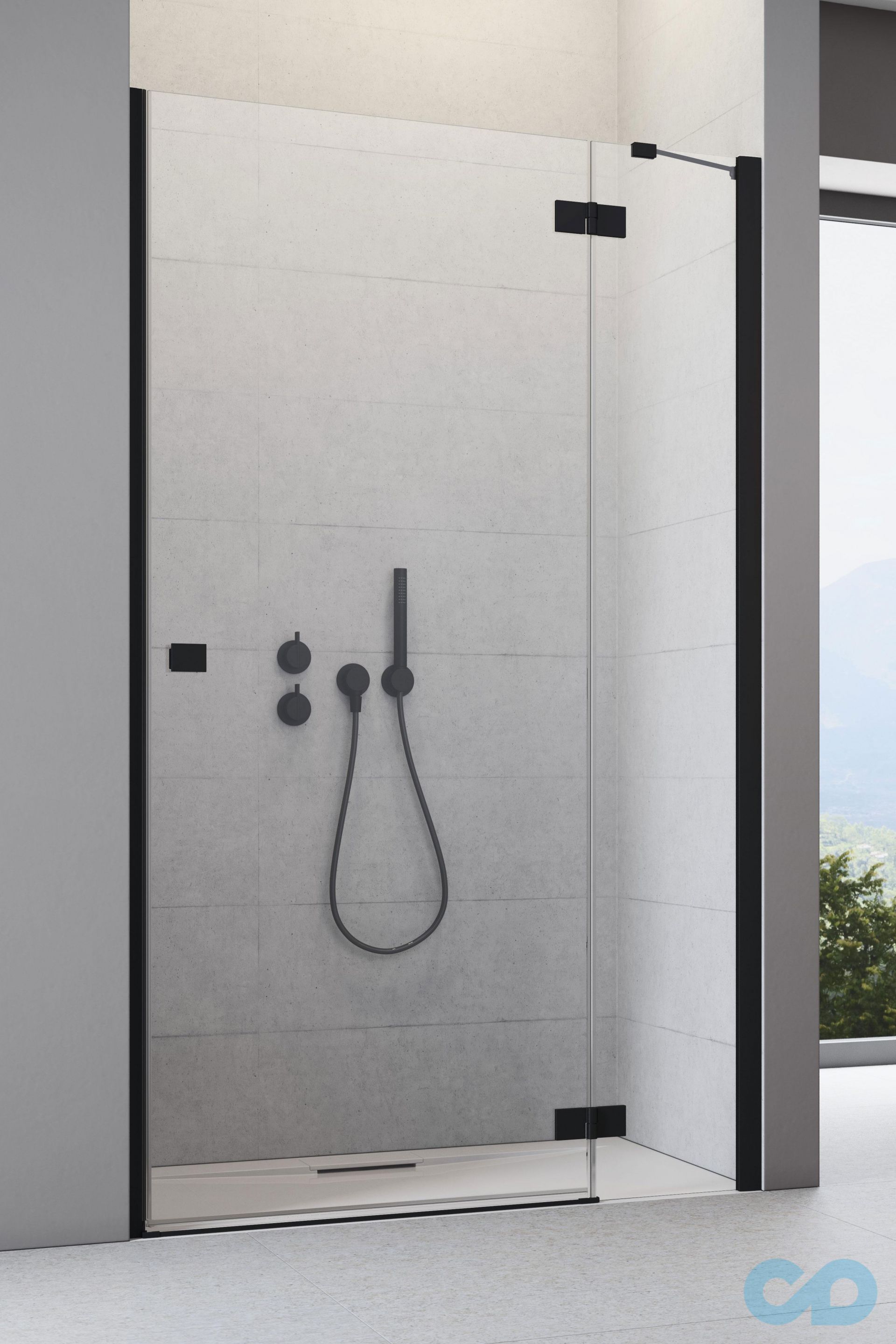 Душові двері Radaway Essenza New Black DWJ 90 L 385013-54-01L