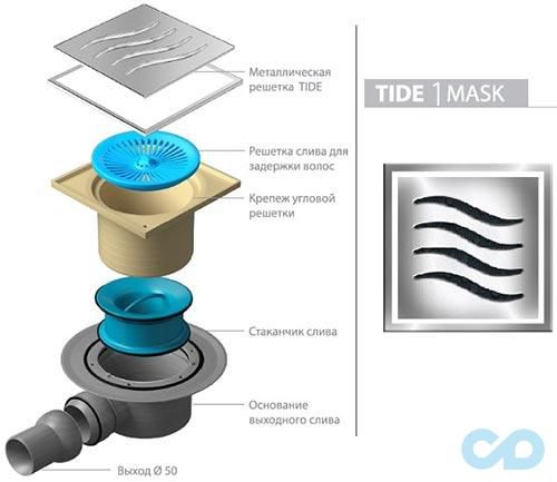 ціна Душовий трап Pestan Confluo Smart Drains 13000070