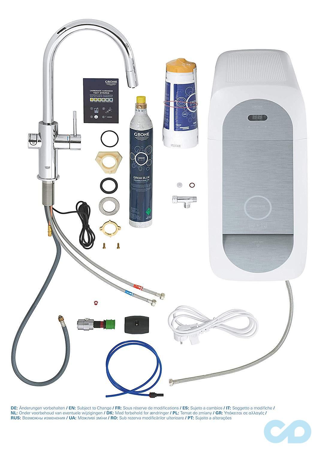 параметри Кухонний змішувач Grohe Blue Home 31541000