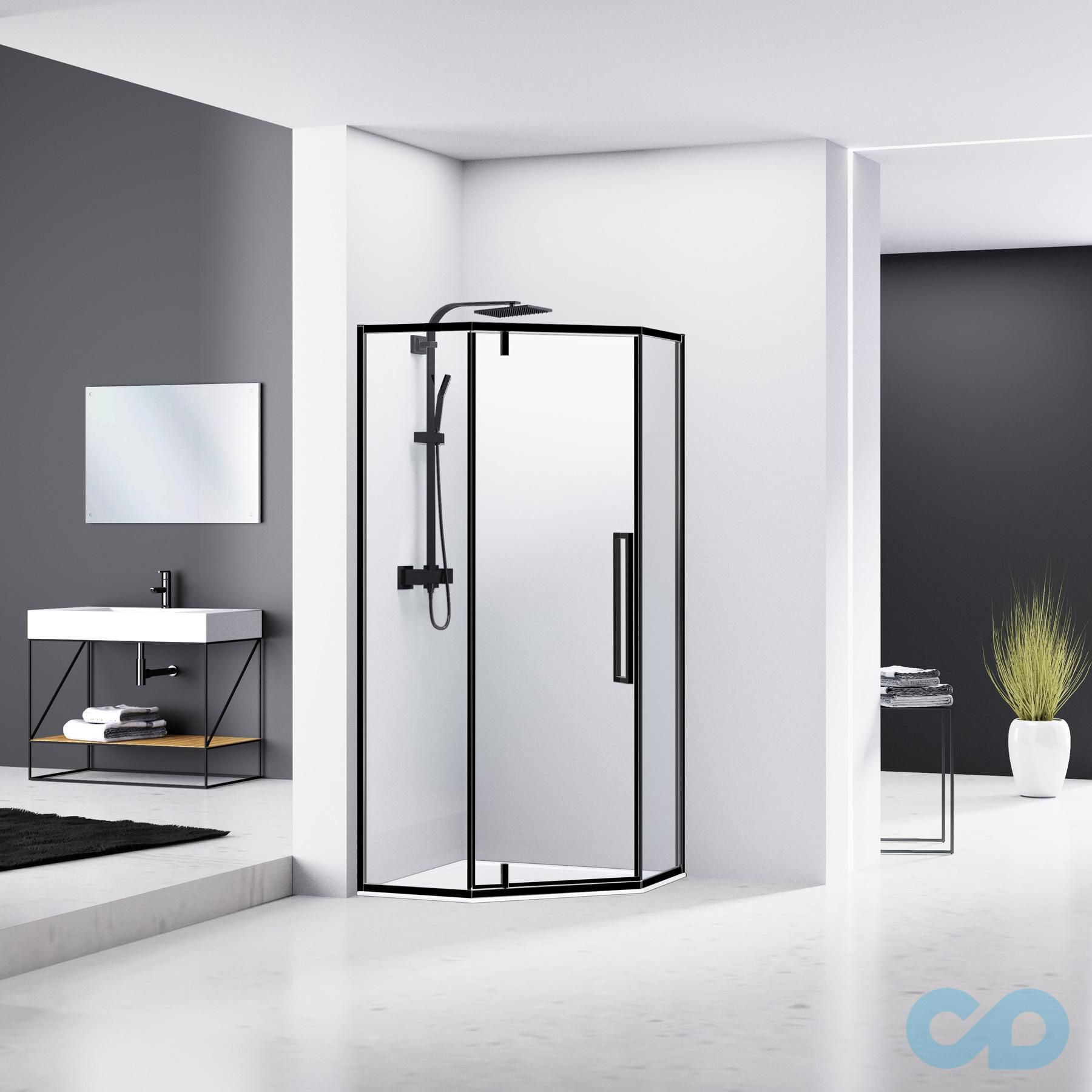 Душова кабіна Eger A LÁNY 599-552/1 Black