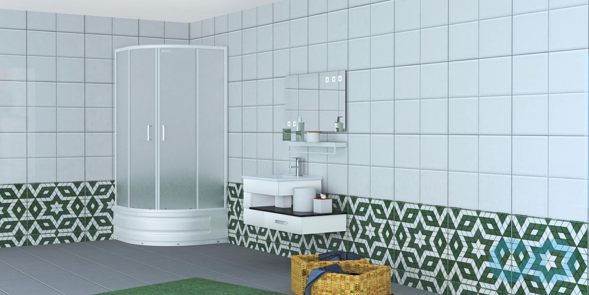 купити Душова кабіна Eger Tisza Mely 599-187