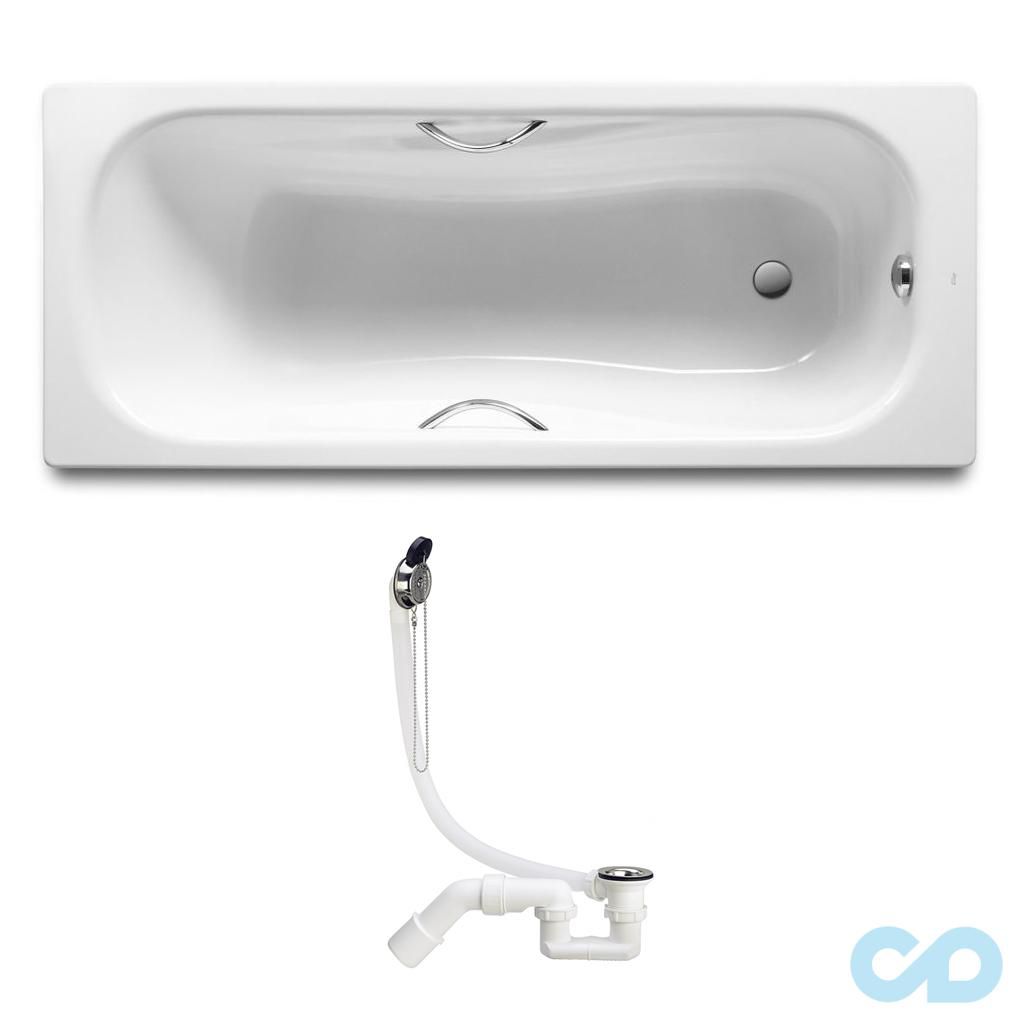 Ванна сталева Roca Princess 170x75 A220270001 + 311537