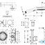 креслення Душова система Hansgrohe Raindance Select S 27296000