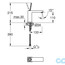 розмір змішувач для раковини grohe eurocube joy 23658000
