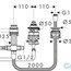 креслення Прихована частина змішувача Hansgrohe Logis 13439180