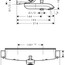 креслення Термостат для ванни Hansgrohe Ecostat Select 13141000