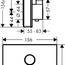 креслення Термостат Hansgrohe ShowerSelect 15737400