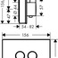 креслення Термостат Hansgrohe ShowerSelect 15738400