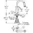 размер смеситель для мойки grohe parkfield 30213zb0