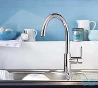 купить смеситель для кухни grohe bau edge 31367000
