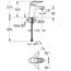 розмір змішувач для раковини grohe eurostyle 33558ls3